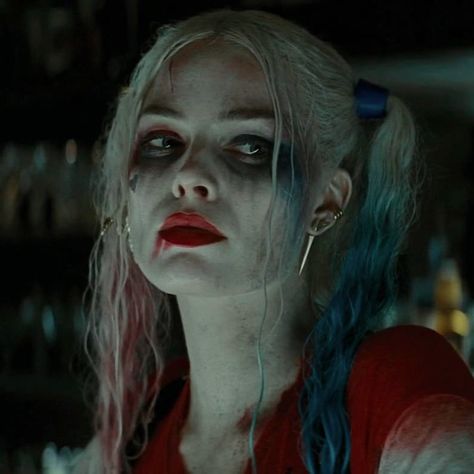 Alien Stage, Margot Robbie, Harley Quinn, Makeup, Hair, Blue, Make Up