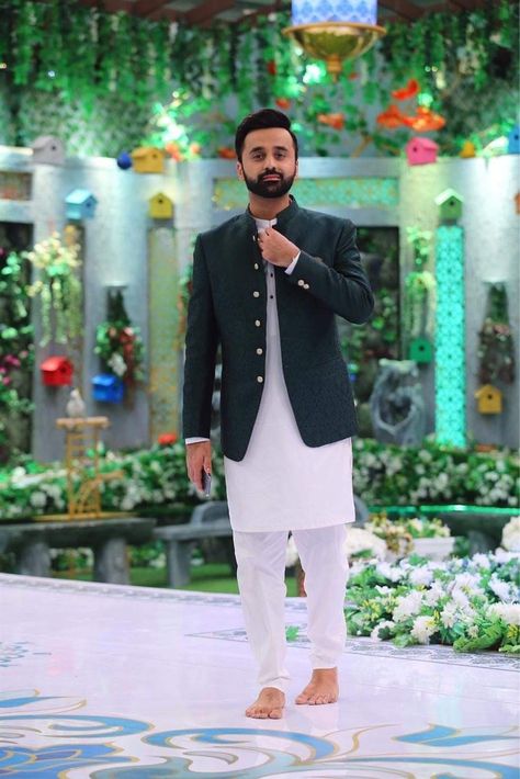 Kurta Pajama With Blazer Men, Pathani With Blazer, Long Koti Kurta For Men, Wedding Mens Wear, Jodhpuri Suits For Men Wedding Royal, Long Koti, Kurta Koti, Kurta Pajama With Jacket, Engagement Dress For Men