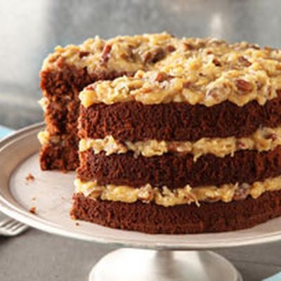 A decadent German chocolate cake. One of my husband’s favorites that he has requested multiple times! I like to spread the frosting on the sides too. Original German Chocolate Cake Recipe, Bakers German Chocolate Cake, German Chocolate Cake Frosting, Homemade German Chocolate Cake, Chocolate Cake Frosting, German Chocolate Cake Recipe, Coconut Pecan Frosting, German Cake, Cookie Making