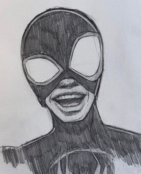 Spider Man Miles Morales Drawing, Draw Miles Morales, Miles Morales Sketch, Africa Drawing, Spiderman Sketches, Easy Graffiti Drawings, Drawing Superheroes, Spiderman Drawing, Spiderman Art Sketch