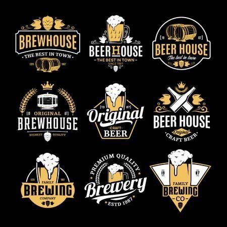 Beer Branding Design, Craft Beer Logo, Pub Logo, Beer House, Beer Pub, Beer Fest, Beer Logo, Beer Company, Beer Brands