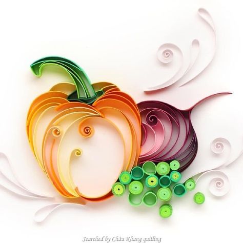 Quilling Food, Yulia Brodskaya, Quilling For Beginners, Neli Quilling, Food Paper, Paper Quilling For Beginners, Paper Quilling Cards, Quilled Paper Art, Paper Quilling Patterns