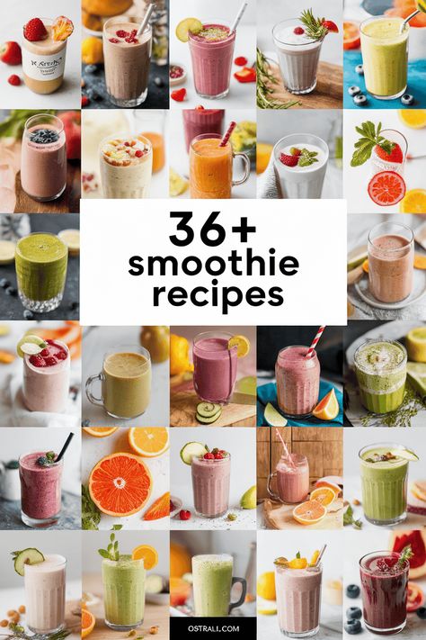 Boost your mornings with tasty feel-good smoothies that energize your day! With a rainbow of fruits veggies and superfoods blend flavors that delight your taste buds. Perfect for breakfast snacks or a refreshing treat. Enjoy a healthier lifestyle with these delicious recipes and feel the energy flow! Smoothies nutrition fruits health recipes https://ostrali.com/foodr/smoothie-recipes Vanilla Chai Smoothie, Green Goddess Smoothie, Smoothie Flavors, Fruit Health, Peanut Butter Banana Smoothie, Super Smoothies, Mixed Berry Smoothie, Best Smoothie Recipes, Superfood Smoothie