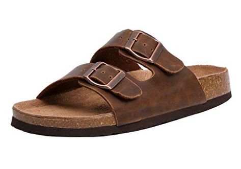 CUSHIONAIRE Women's Lane Cork Footbed Sandal With +Comfort Sandals Outfits, Perfect Contour, Cork Footbed Sandals, Greyish Brown, Cork Sandals, Footbed Sandals, Slide Sandals, Cork, Slides