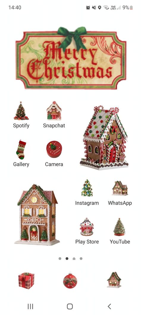 Christmas Aesthetic Phone Theme Layout Ideas Christmas Phone Inspiration, Christmas Phone Layout Ideas, Christmas Ipad Homescreen, Christmas Ios Layout, Phone Themes Christmas, Christmas Wallpaper Layout, Christmas Layout Iphone, Christmas Ios 16 Homescreen, Christmas Layout Design