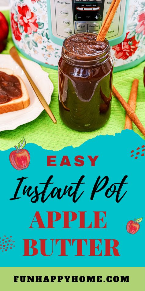 This Instant Pot Apple Butter recipe takes less than an hour to prepare, but will taste like it's been simmering on the stove all day. Apple Butter Instant Pot, Instant Pot Apple Butter, Slow Cooker Apple Butter, Apple Butter Recipe, Homemade Apple Butter, Sides Recipes, Pumpkin Scones, Southern Desserts, Flaky Biscuits