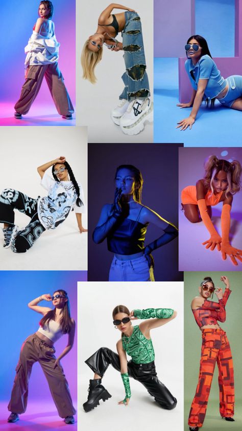 Style Photoshoot Ideas, Y2k Photoshoot, Streetwear Photoshoot, High Fashion Poses, Different Pictures, Dance Picture Poses, Dance Photography Poses, Creative Poses, Studio Poses