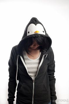 Penguin Outfit, Penguin Hoodie, Penguin Clothes, All About Penguins, Penguin Party, Hoodie Diy, Penguin Love, Cute Penguins, Penguins