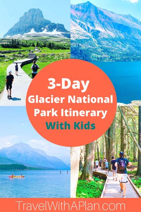 Glacier National Park Itinerary, Glacier National Park Vacation, Visiting Glacier National Park, National Parks With Kids, Glacier National Park Trip, National Park Trip, National Park Itinerary, Yellowstone Trip, Glacier Park