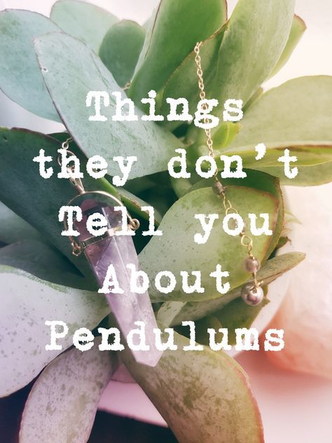 artwitchpath: “ moonstone-mama: “ So, like most poeple… I thought there wasn’t much to know about pendulums. They’re a simple divination tool to draw knowledge from your intuition, and that’s basically it. Neither did I expect to learn much, when I... Making A Pendulum, Divining Rods, Pendulum Witchcraft, Pendulum Board, Spirit Communication, Art Witch, Pendulum Dowsing, Witchy Tips, Crystal Pendulum