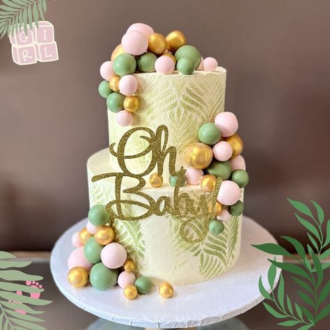 Baby girl on the way!! #babyshower #eventplanner #partyfood #birthdaycakes #babyshowerinspo #babyshowerpink #babyshowerblue #babyshowergreen #showerfood #foodprn #foodinspo #partydecor #partythemes #cakes #toddlercakes #familycakes #bigcakes #twotierbabyshowercakes #girl #girlcakes Baby Shower Sheet Cakes, Pink Baby Shower Cake, Green Baby Shower, Purple Cow, Big Cakes, Gender Reveal Cake, Shower Food, Blue Baby Shower, Instagram Baby