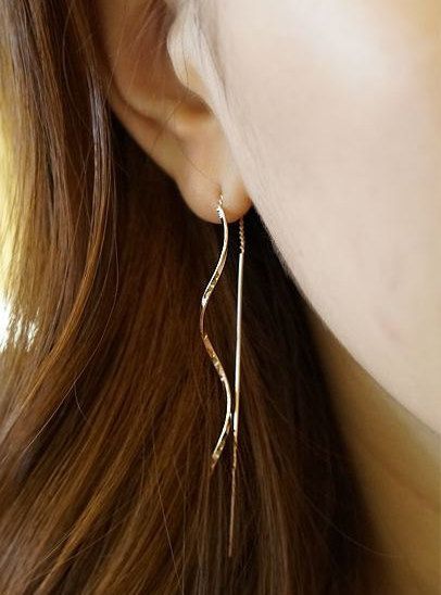 Australia Jewelry, Long Bar Earrings, Mens Earrings, Cute Stud Earrings, Simple Stud Earrings, Gold Earring, Threader Earrings, Bar Earrings, Flower Earrings Studs