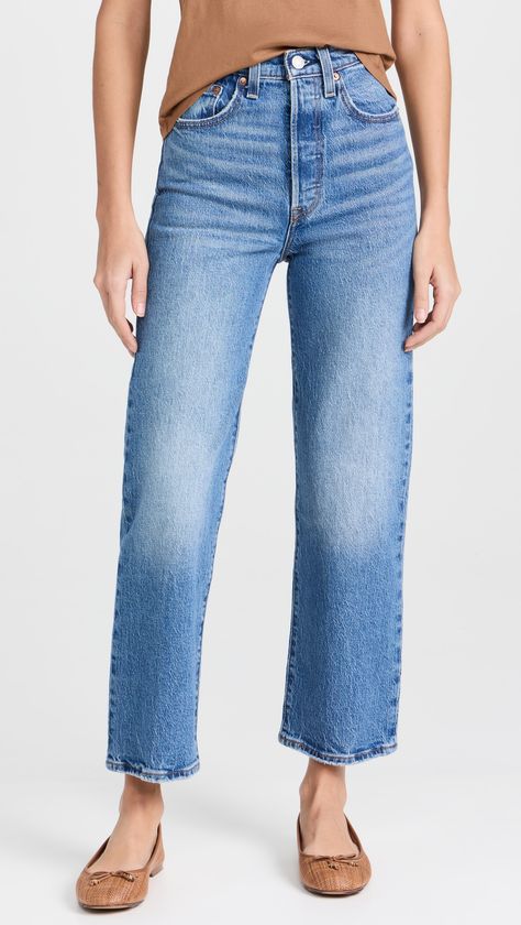 Discover the latest apparel, activewear, shoes & accessories from established and emerging designers. Enjoy free two-day shipping and free returns. Levis Ribcage Straight Ankle Jeans, Levis Ribcage Straight, Levi's Ribcage, Levis Outfit, Levis Ribcage, Straight Ankle Jeans, Rib Cage, Cozy Fashion, Ankle Jeans