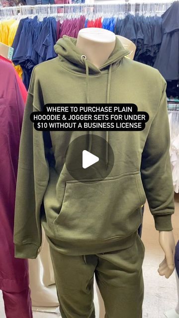 Tri-City Wholesale on Instagram: "Where To Purchase Plain Hoodie & Jogger Sets For Under $10 Without A Business License!" Luh Tyler, Business License, Plain Hoodies, Kodak Black, Tri Cities, Jogger Set, Munich, A Business, 10 Things