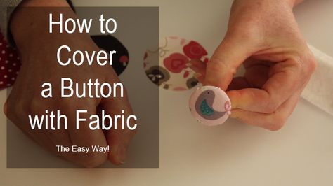 Button Covers Diy, Upholstery Buttons Diy, How To Make Fabric Covered Buttons, Sewing Buttons Tutorial, How To Cover Buttons With Fabric Tutorials, Diy Buttons, Metal Buttons, Covered Buttons, Sewing Hacks