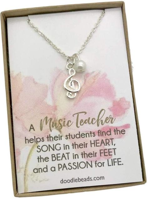 Etsy Gift for Music teacher, Piano teacher gift, Dainty silver or gold music Note Necklace necklace, treb Homemade Mason Jar Gifts, Diamond Jewelry Expensive, Christmas Gift Quotes, Piano Teacher Gift, Choir Teacher, Music Note Necklace, Music Teacher Gifts, Sewing Bee, Vinyl Gifts