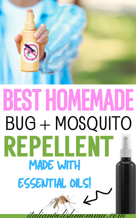 Mosquito repellent, best mosquito repellent spray made with essential oils and safe for kids and pets Home Made Mosquito Repellent, Homemade Mosquito Spray, Mosquito Repellent For Babies, Insect Repellent Homemade, Homemade Bug Repellent, Essential Oil Bug Spray, Mosquito Repellent Homemade, Mosquito Repellent Spray, Bug Repellent Spray