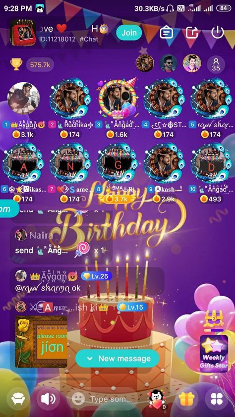 Stylish Pic, Voice Chat, Birthday Wallpaper, D Love, Party Apps, Chat Room, Live Chat, The Voice, Happy Birthday