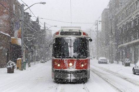 Toronto Winter, Light Rail Vehicle, Travel Toronto, Cry Wolf, Airport Map, Europe Train, Old Toronto, Toronto Travel, Toronto Restaurants