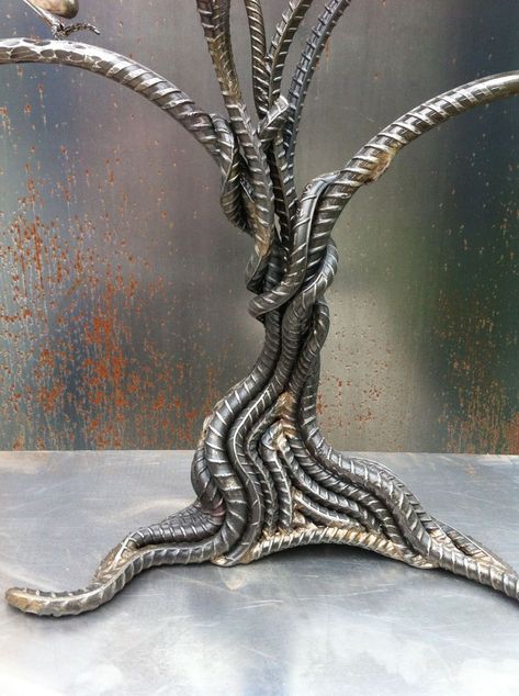 Blacksmithing — kustomsteel: Samsara 2015 Steel rod, rebar,... Art Fer, Metal Sculpture Artists, Welding Art Projects, Metal Tree Wall Art, Metal Welding, Tig Welding, Steel Sculpture, Metal Tree, Metal Art Projects