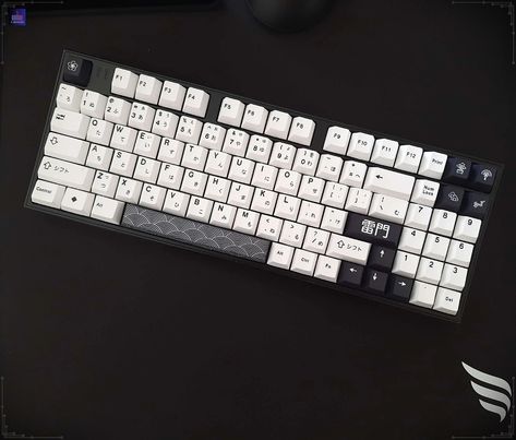 Japanese Keycaps, Mech Keyboard, Japanese Keyboard, Keycap Set, Sound Dampening, Computer Hardware, Mechanical Keyboard, Black Case, Japanese Culture