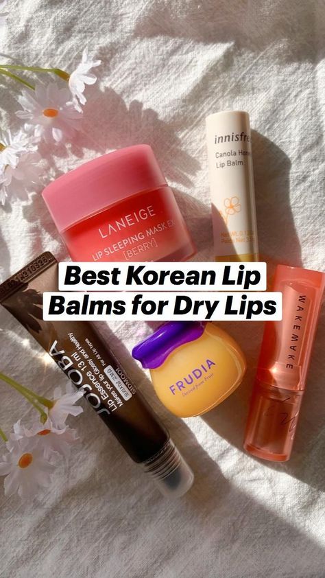 Korean Lip Care, Skin Care Routine Korean, Lip Care Products, Lip Care Routine, Natural Face Skin Care, Healthy Skin Tips, Facial Skin Care Routine, Pretty Skin Care, Body Care Routine