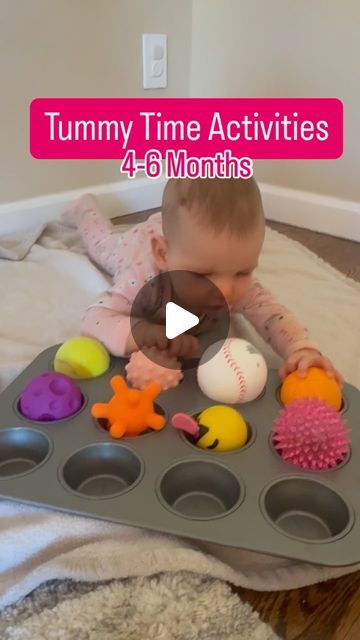 Megan Comens, PT, DPT on Instagram: "Looking for some FUN activities that help develop gross motor, cognitive, fine motor, AND cognitive development?

GRADED MOVEMENT- the ability to judge the amount of force needed to do a gross motor task

PUT IN CONCEPT- babies start to put things in containers around 1 year but they learn precursor skills the whole first year. Babies will put things in a container and not let go around 8 months.

VISUAL DEVELOPMENT- babies start to see bright colors around 4 months. They are learning depth perception and seeing further away. Play with bright colors! 

REACHING ON TUMMY- important for weight shifting to progress with gross motor development. Babies have to weight shift to roll, crawl, walk, etc! 

WHICH ONE IS YOUR BABYS FAVORITE!?! 

👋🏼Hi! I’m Megan Gross Motor Skills Activities For Infants, Sensory Play For 4 Month Old, 4 Month Activities For Babies, Activities For 6 Month Old Babies, Infant Fine Motor Activities, Gross Motor Activities For Babies, 4 Month Baby Activities, Physical Development Activities, 6 Month Baby Activities