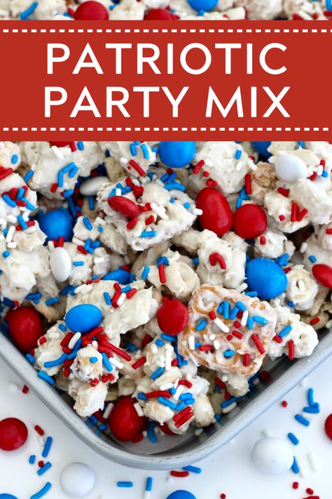 4th Of July Popcorn, Patriotic Popcorn, Red White And Blue Candy, 4th Of July Food Ideas, July Food Ideas, 4th July Food, 4th Of July Food, 4th Of July Dessert, Dessert Halloween