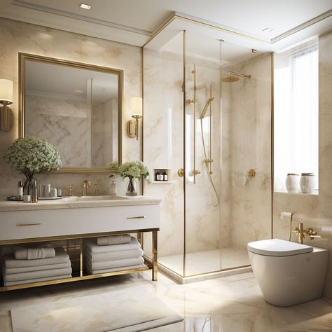 Honey Marble Bathroom, Queen Beige Marble Bathroom, London Basin Company, Marble Bathroom Countertop, Gold Marble Bathroom, Marble Bathroom Ideas, Bathroom Ideas Modern Luxury, Beige Marble Bathroom, Long Vanity