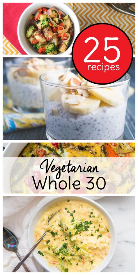 Vegetarian Clean Eating Recipes, Vegetarian Whole 30 Recipes, Whole 30 Recipes Whole30, Whole 30 Vegetarian Recipes, Vegetarian Whole 30, Whole 30 Vegetarian, Veggie Breakfast Casserole, Whole30 Vegetarian, Monday Recipes