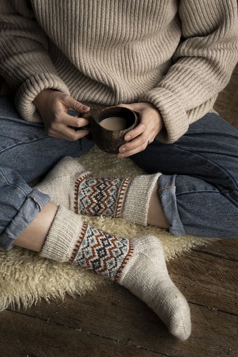 Ravelry: Syysyö Socks by Ronja Hakalehto Magic Loop Knitting, Socks Aesthetic, Northern Light, Hand Knit Socks, Socks Pattern, Lifestyle Aesthetic, Sock Knitting Patterns, Autumn Night, Cozy Socks