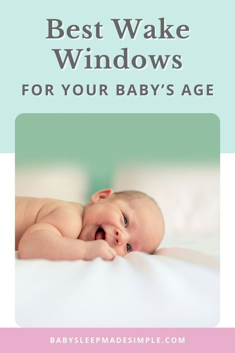 Most new parents have never heard the phrase ‘wake window’ before their baby is born. Now, it’s all they can think about! What is a ‘wake window’? Are your baby’s wake windows too long or too short? How do wake times affect your baby’s sleep? 2 Month Old Wake Windows, Wake Windows For 6 Month Old, 6 Month Wake Window, 4 Month Wake Windows, 7 Month Old Wake Window, Infant Wake Windows, Baby Wake Windows By Age, Wake Windows By Age, 3 Month Old Wake Window