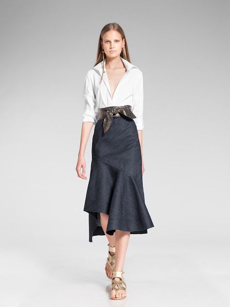 Donna Karan Resort Collection, 2014 Detail Couture, Rock Outfit, Moda Chic, Traje Casual, A Skirt, 2014 Fashion, Runway Collection, Daily Dress, Donna Karan