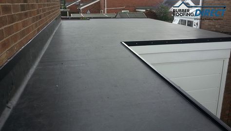 Flat Roof | Rubber Roofing Direct Rubber Flat Roof, Flat Roof Materials, Epdm Rubber Roofing, Flat Roof Systems, Flat Roof Repair, Rubber Roofing, Epdm Roofing, Build My Own House, Garage Roof