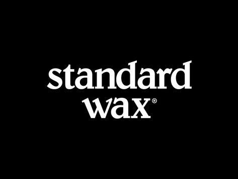 Standard Wax Wax Logo, Type Inspiration, Eagle Scout, Brand Studio, Logo Fonts, Basset Hound, Type Design, Pick One, Art Director