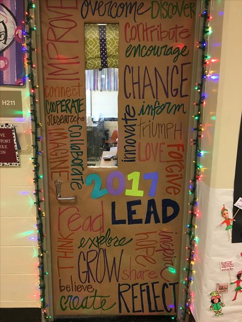 Definitely want to do this to my classroom door! Maybe the back side so when it's closed during class students in the halls can see it. School Doors, 5th Grade Classroom, Middle School Classroom, Door Decorations Classroom, New Classroom, Classroom Door, Classroom Setting, Classroom Inspiration, Beginning Of School