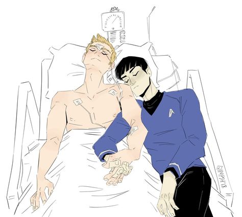 Stark Trek, Fandom Star Trek, Star Trek Reboot, Spock And Kirk, Star Trek Spock, Star Trek Funny, Star Trek Art, Captain Kirk, Star Track