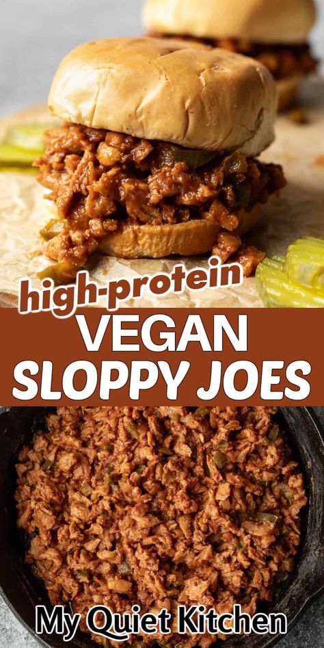 Vegan Sloppy Joes, Sloppy Joe Recipe, Vegan Sandwich Recipes, Vegan Sandwiches, Joe Recipe, Make From Scratch, Vegan Junk Food, Sloppy Joes Recipe, Appetizers Recipes