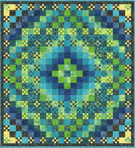 Trip Around The World Quilt, Around The World Quilt, Mccalls Quilting, Granny Square Quilt, Vintage Quilts Patterns, Log Cabin Quilt Pattern, 9 Patch Quilt, Quilt In A Day, Charm Packs