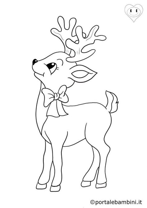 Reindeer Drawing, Easy Christmas Drawings, Free Christmas Coloring Pages, Christmas Yard Art, Christmas Stencils, Christmas Applique, Christmas Drawing, Christmas Crafts Decorations, Christmas Coloring Pages