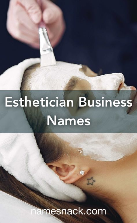 Names For Esthetician Business, Esthetician Username Ideas, Esthetician Cover Photo, Aesthetician Business Names, Esthetic Business Names, Esthician Instagram Names, Aesthetic Clinic Name Ideas, Esthetician Names Ideas Unique, Esthetician Instagram Name