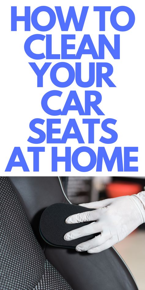 Clean Car Seats Stains, Car Cleaning Hacks Diy, Clean Cloth Car Seats, Cleaning Leather Car Seats, How To Clean Car, Ink Stain Removal, Clean Car Seats, Seat Cleaner, Clean Car