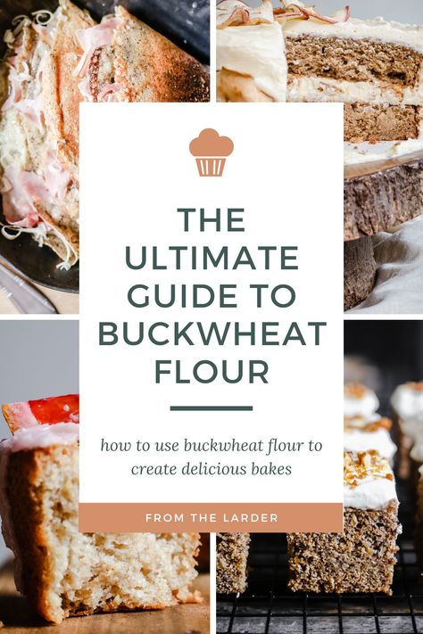 Buckwheat Flour is a nutritious wholegrain gluten-free flour with a very distinctive earthy taste. You can use it in traditional galettes or in baked goods for a unique flavour profile. Here's everything you need to know to use buckwheat flour successfully in your kitchen. #buckwheatflour #baking #glutenfree #glutenfreeflour #alternativeflour #bakingtips #buckwheat Buckwheat Flour Recipes Gluten Free, Baking With Buckwheat Flour, Gluten Free Buckwheat Recipes, Recipes With Buckwheat Flour, Buckwheat Recipes Flour, Kasha Recipes, Buckwheat Flour Bread, Buckwheat Flour Recipes, Buckwheat Recipes