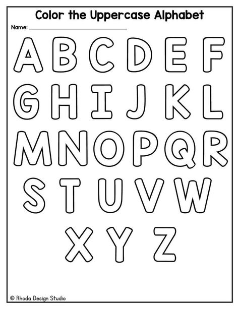 Letter Coloring Pages and Alphabet Practice Free Alphabet Printables Letters, Letter Coloring Pages, Free Alphabet Printables, Free Worksheets For Kids, Monster Truck Coloring Pages, Alphabet Activity, Mothers Day Coloring Pages, Space Coloring Pages, Summer Words