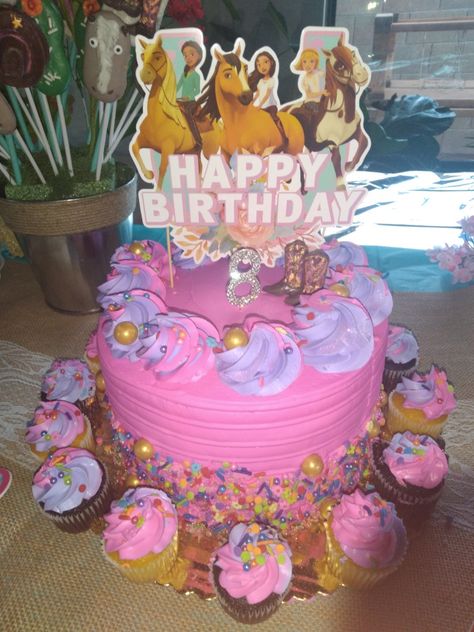 Spirit Cake Ideas, Spirit Riding Free Birthday Cake, Spirit Birthday Cake, Spirit Riding Free Cake, Spirit Cake, Spirit Birthday, Spirit Riding Free, Horse Birthday Parties, Fun Cakes