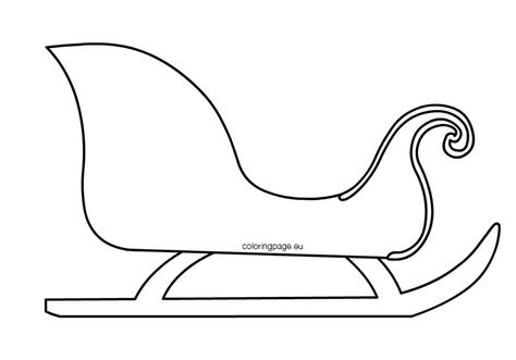 Christmas sleigh template printable Diy Santa Sleigh Template, Santa Sleigh Template, Diy Santa Sleigh, Sleigh Template, Christmas Sleighs, Christmas Sleigh Decorations, Christmas Cubicle Decorations, School Christmas Party, Christmas Coloring Sheets