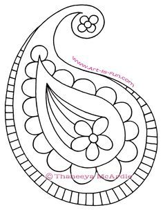 Paisley Drawing on Pinterest Draw Paisley, Paisley Drawing, Embroidery Paisley, Henna Ink, Drawing Steps, Pillow Sets, Doodle Borders, Doodle Design, Zen Tangle