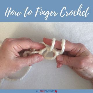 Have you ever crocheted with your fingers? Learn how to crochet without a hook with this tutorial for beginners. This guide from Edie Eckman walks you through every step! Crochet With Your Hands, Knitted Throw Patterns, Easy Yarn Crafts, Crochet Border Patterns, Finger Crochet, Crochet Dog Patterns, All Free Crochet, Crochet Daisy, Crochet Hats Free Pattern