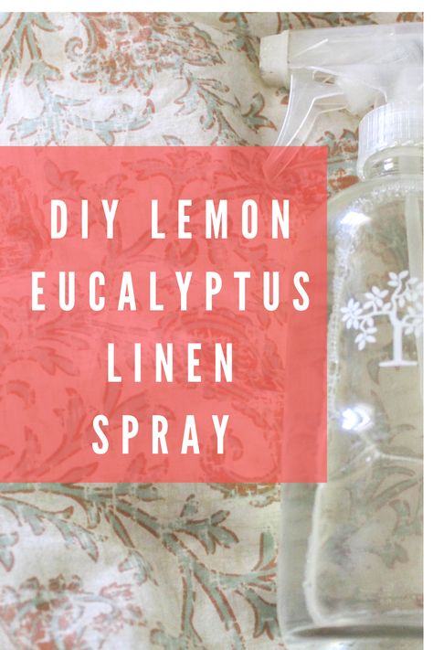 DIY Lemon Eucalyptus Linen Spray (Organic, Frugal!) Whipped Coconut Oil Lotion, Linen Spray Recipe, Diy Linen Spray, Air Freshener Recipes, Whipped Coconut Oil, Homemade Detergent, Homemade Cleaning Recipes, Coconut Oil Lotion, Diy Essential Oil Recipes