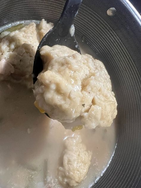 This is a recipe from my family, from Western PA and southern .We have always called them Yankee Dumplings, they may have other names Yankee Dumplings, Easy Dumplings, Best Dumplings, Homemade Biscuits Recipe, Pioneer Village, Chicken Breakfast, Homemade Dumplings, Food Side Dishes, Pork Roast Recipes